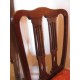 silla madera tapizada