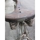 antigua bicicleta sellin de cuero 