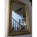 antiguo espejo dorado 
