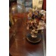 impresionate fanal cristal de flores de S.XIX 