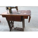 maquina de coser singer con pie madera